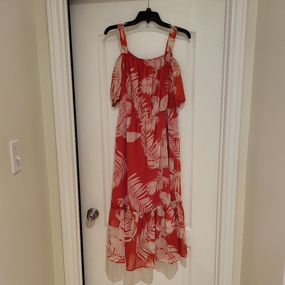 OFF THE SHOULDER RED DRESS